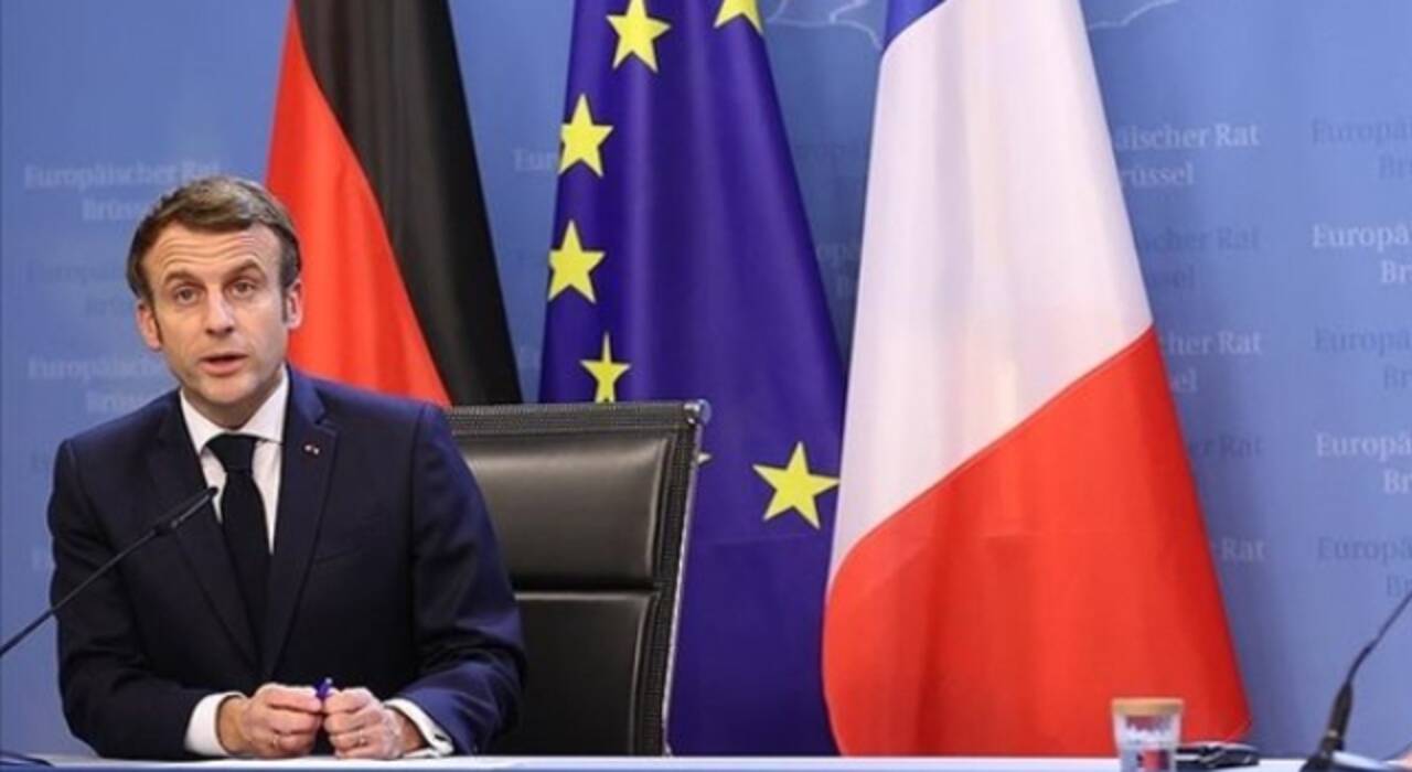 Macron, Ukrayna gerginliği için Almanya'da!