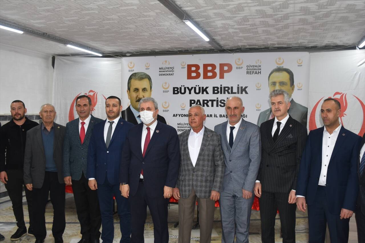 AFYONKARAHİSAR - BBP Genel Başkanı Destici, Afyonkarahisar'da konuştu