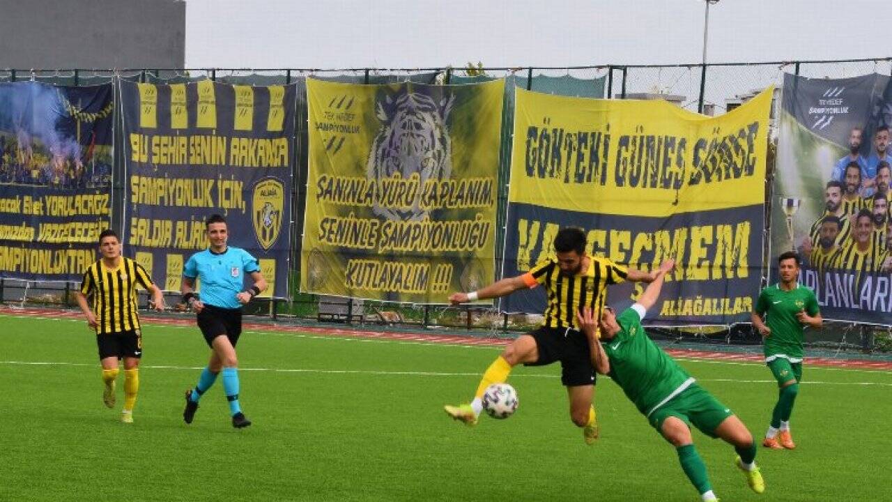 Aliağaspor FK 3 puanı tek golle aldı