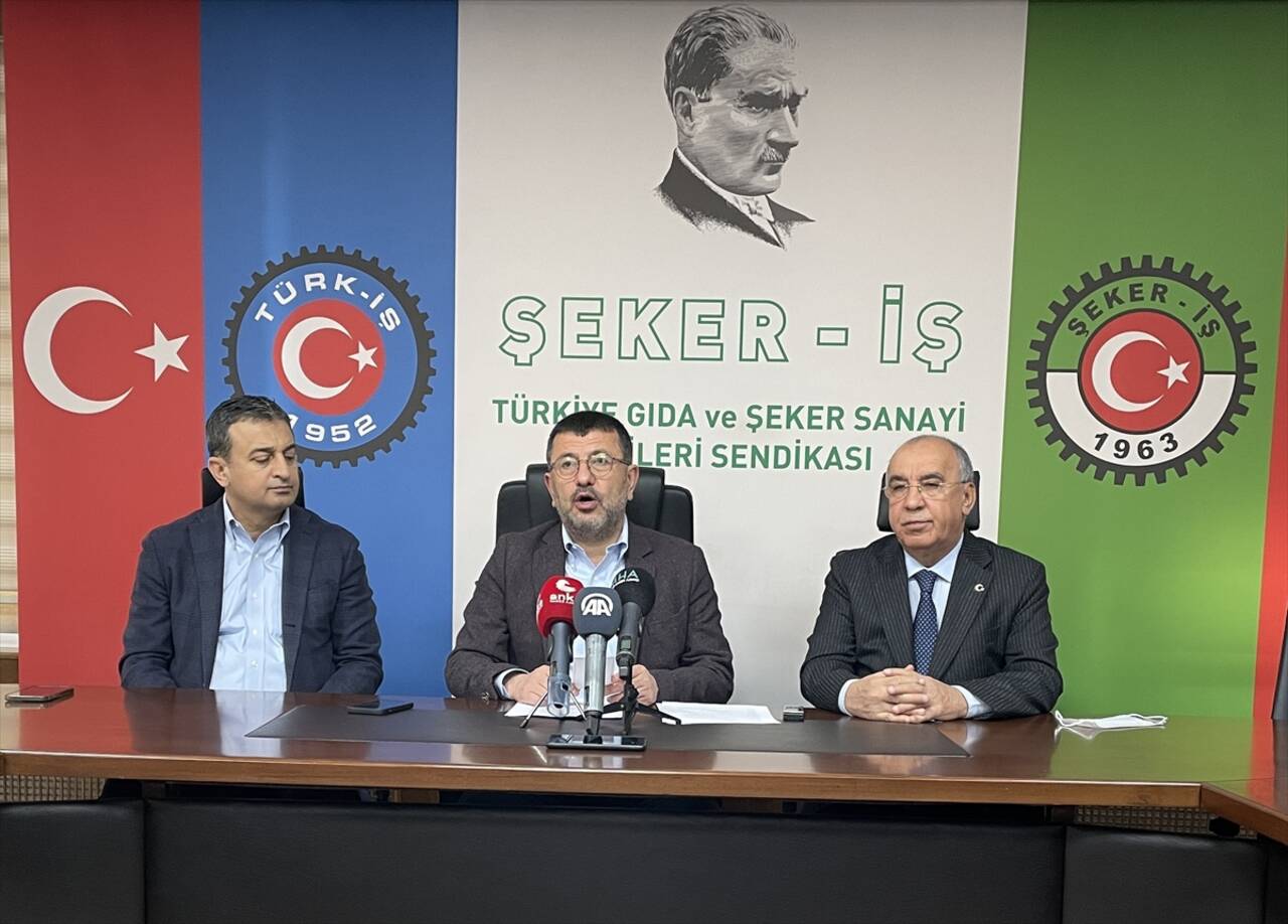 ANKARA - CHP Genel Başkan Yardımcısı Ağbaba, Şeker-İş'i ziyaret etti