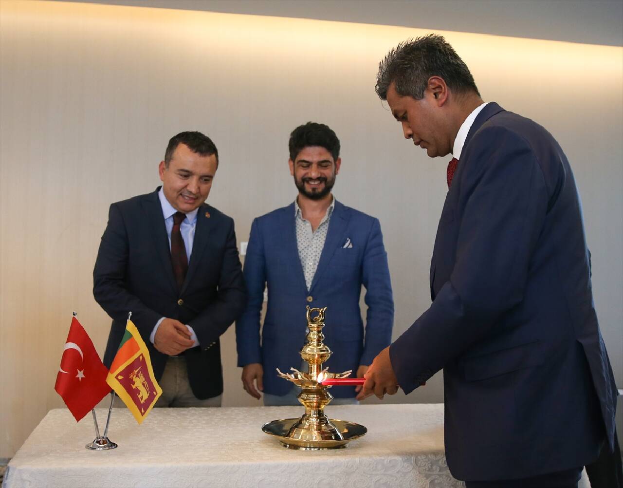 ANTALYA - Sri Lanka'nın bağımsızlığının 74'üncü yıl dönümü kutlamaları