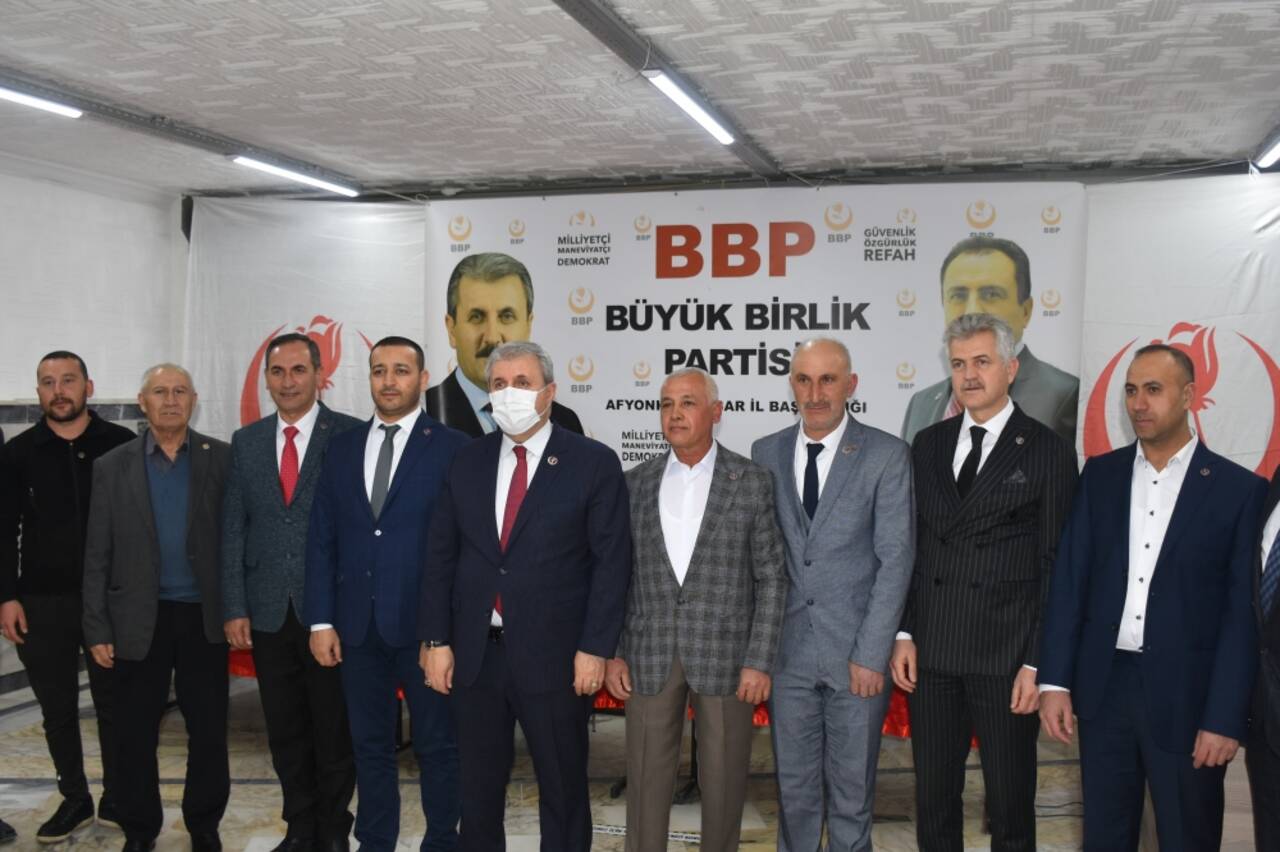 BBP Genel Başkanı Destici, Afyonkarahisar'da konuştu: