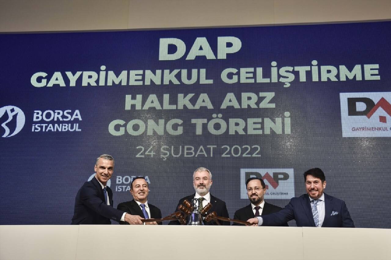 Borsa İstanbul'da gong Dap Gayrimenkul için çaldı