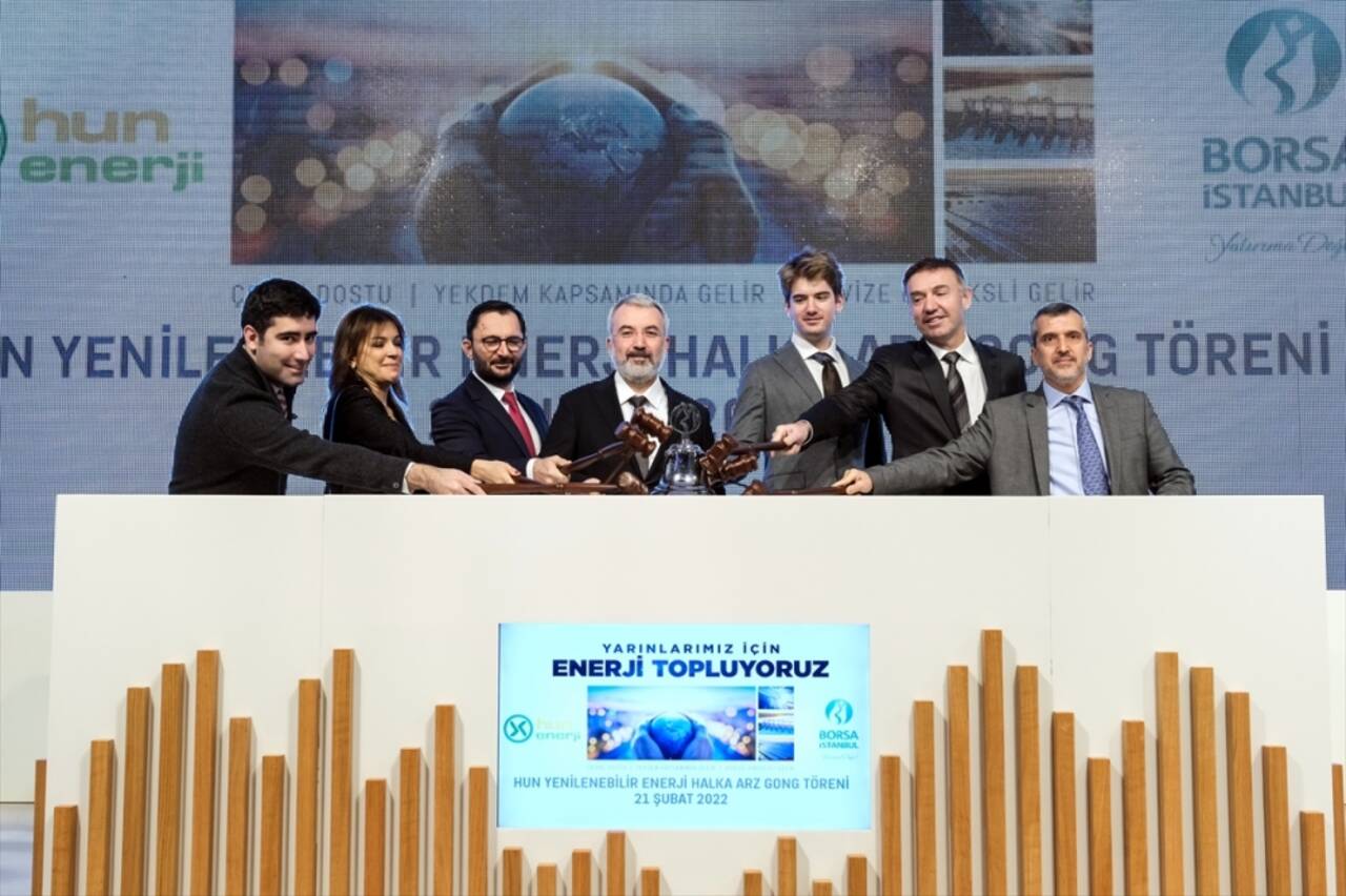 Borsa İstanbul'da gong Hun Yenilenebilir Enerji için çaldı