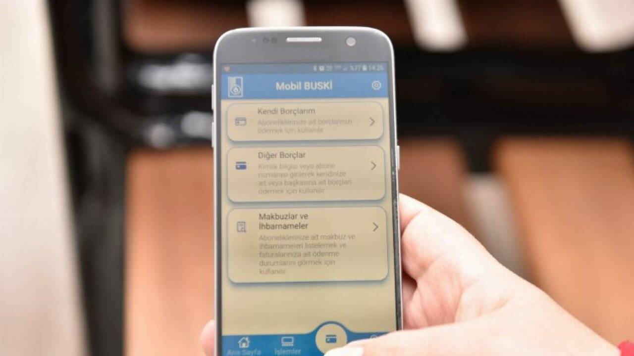 Bursa BUSKİ'den mobil güncelleme