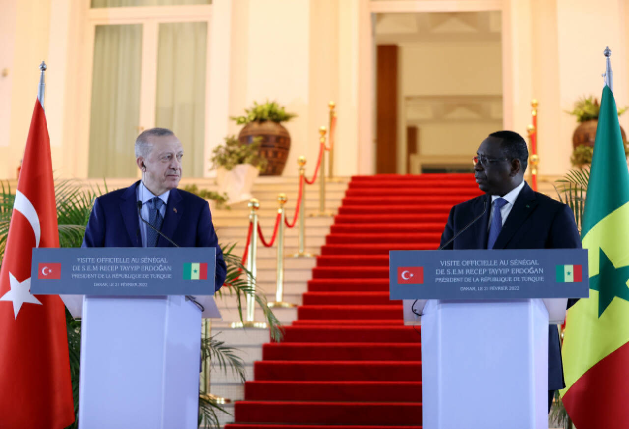 Cumhurbaşkanı Erdoğan'dan Senegal'e teşekkür mesajı