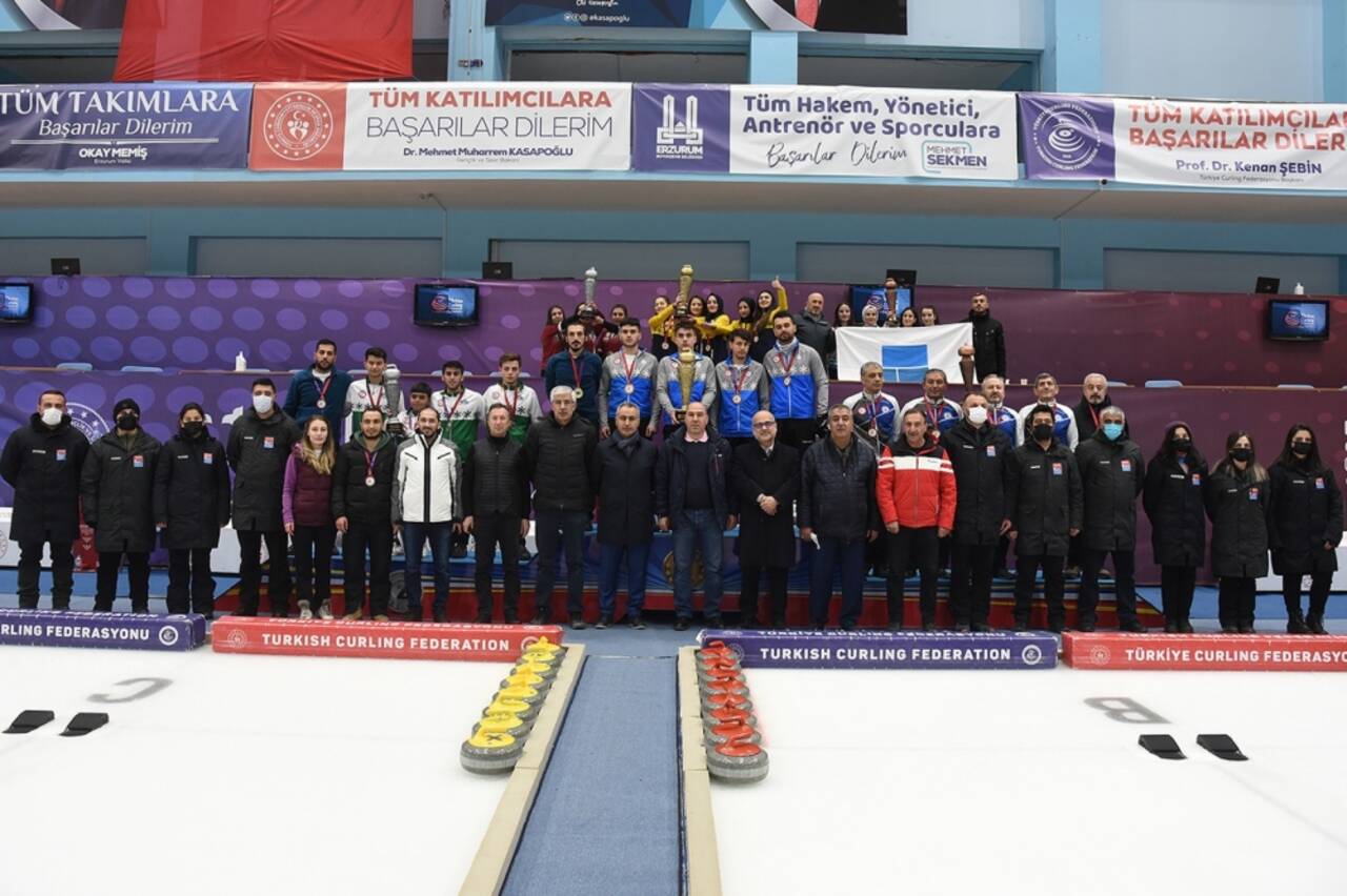 Curlingde Süper Lig'e yükselen takımlar belli oldu