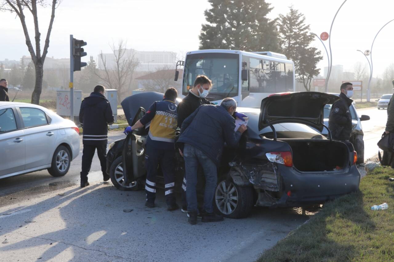 Edirne'de zincirleme trafik kazası