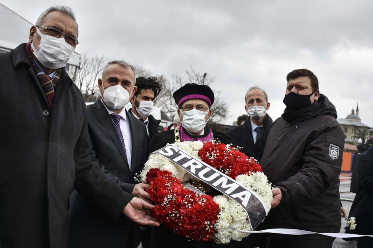 "Struma" hadisesinde hayatını kaybedenler İstanbul'da anıldı