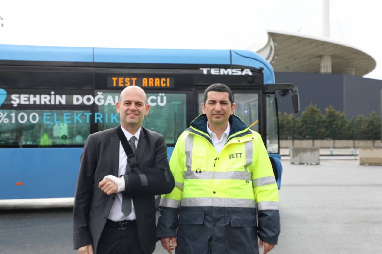 TEMSA'nın elektrikli otobüsü Avenue Electron İstanbul'da test edilmeye başladı