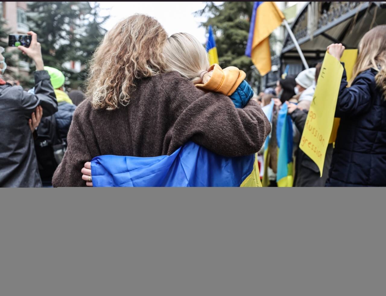 Ukraynalılar ve Kırım Tatarları, Ankara'da Ukrayna'ya destek gösterisi düzenledi