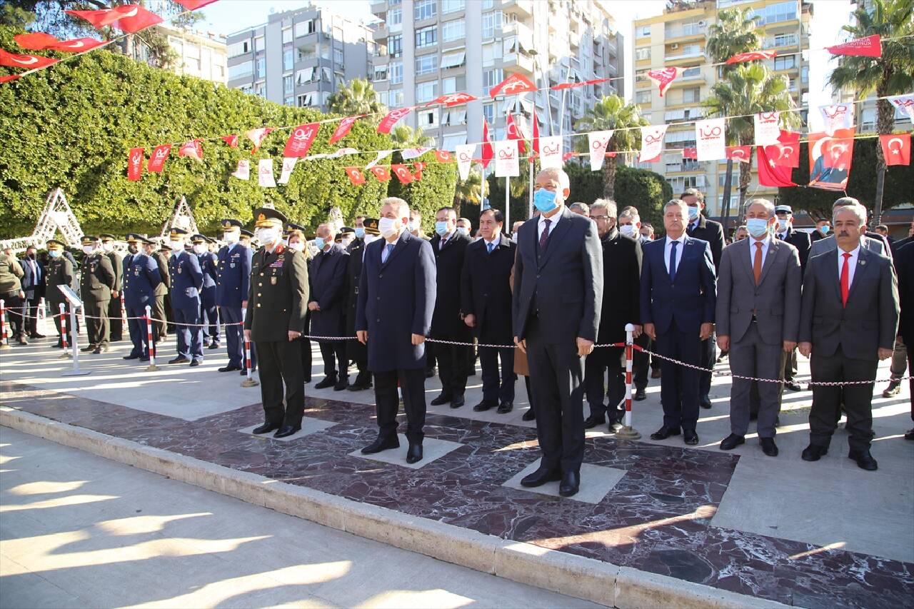 ADANA - Atatürk'ün Adana’ya gelişinin 99. yıl dönümü kutlandı