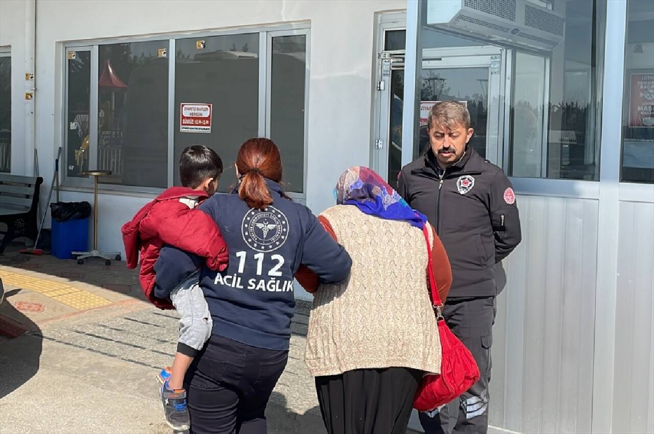 Adıyaman'da karbonmonoksit gazından zehirlenen anne ve çocukları hastaneye kaldırıldı