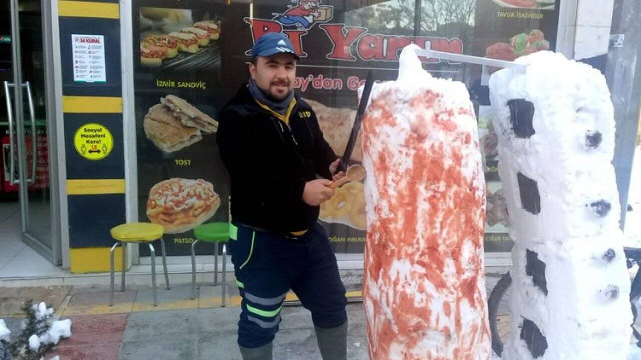 Afyonkarahisar'da 'buzdan döner' ilgi çekiyor!