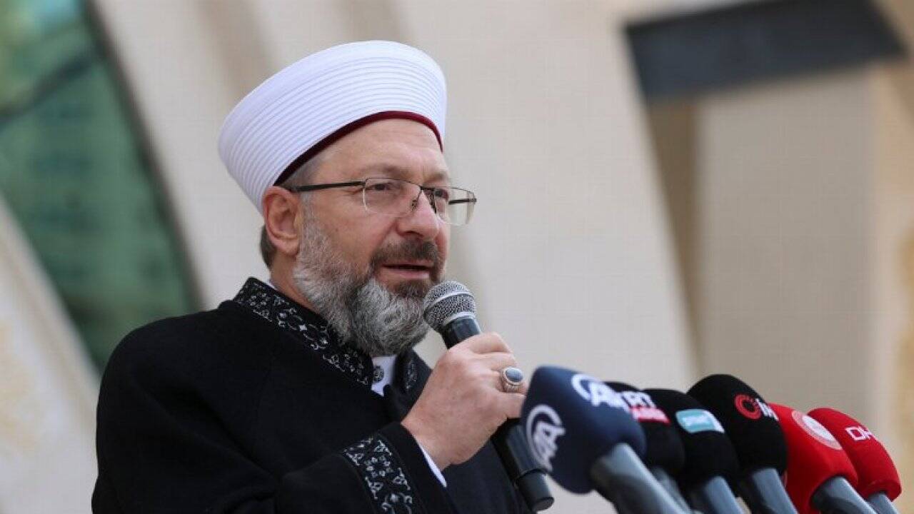 Diyanet İşleri Başkanı Prof. Dr. Ali Erbaş "Bu yıl teravih camilerle kılınacak"