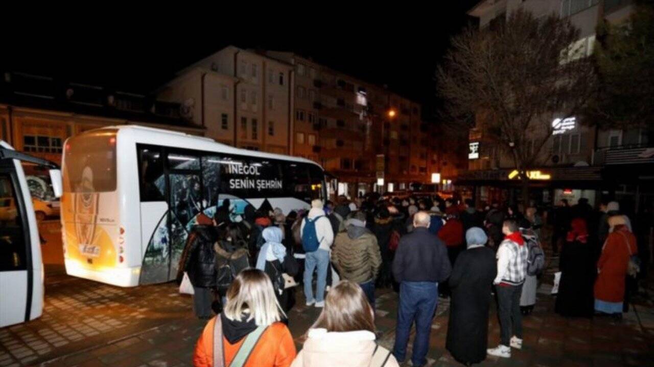 Bursa İnegöl'den Çanakkale Kafilesi uğurlandı  