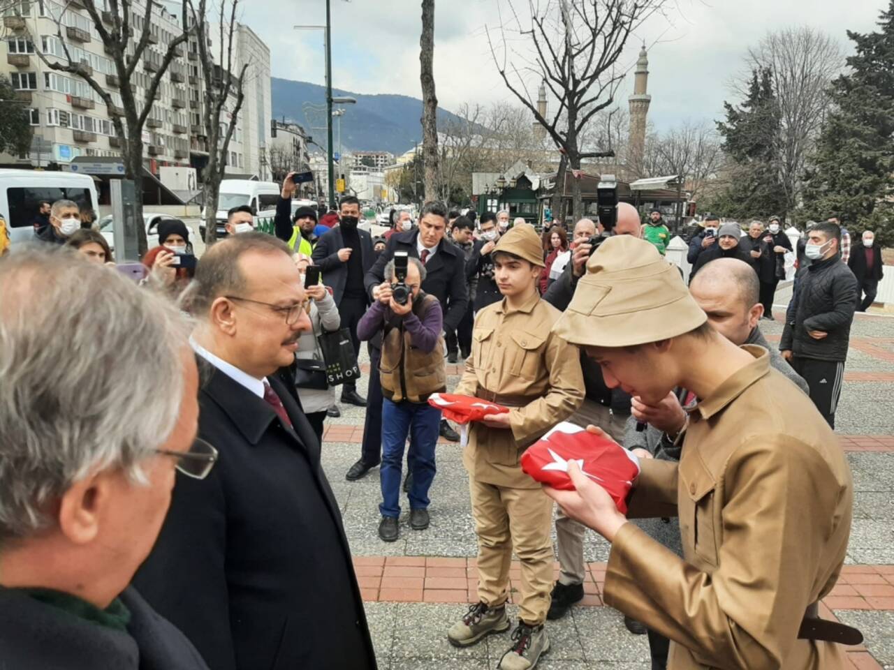 Bursa'da "15'liler Saygı Alayı" oluşturuldu