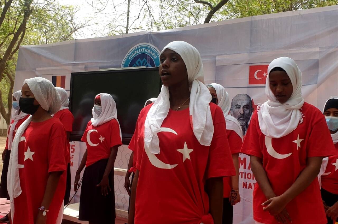 Çad'da İstiklal Marşı'nın kabulü ve Çanakkale Zaferi kutlandı