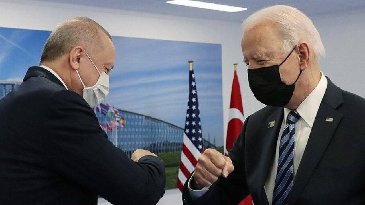 Cumhurbaşkanı Erdoğan ABD Başkanı Biden ile görüştü