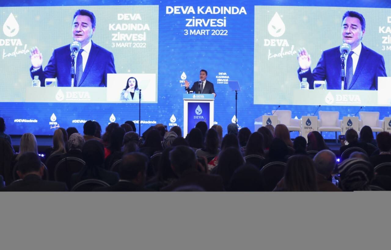 DEVA Partisi Genel Başkanı Babacan "2. DEVA Kadında Zirvesi"nde konuştu: