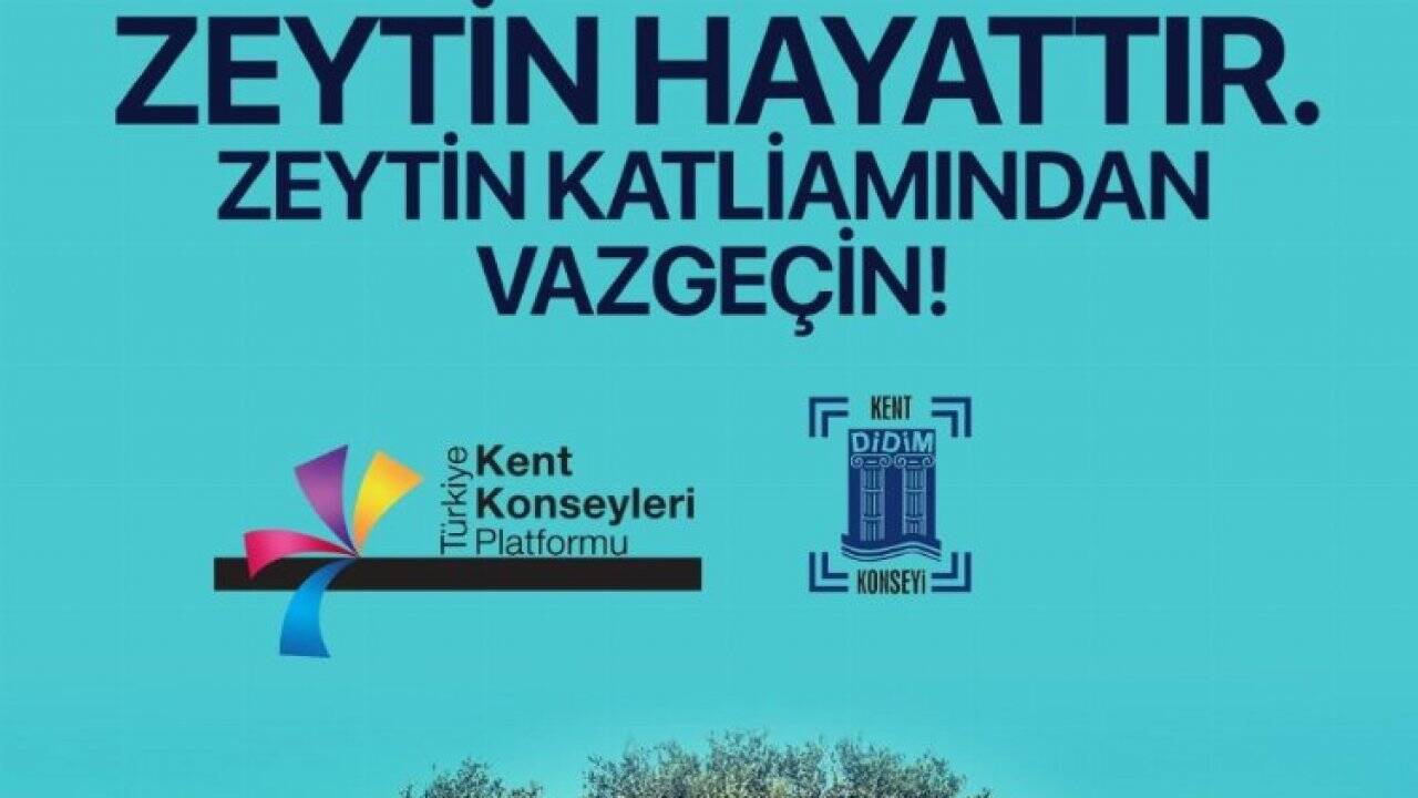 Didim Kent Konseyi Başkanı Ayyıldız: "Zeytin yaşamdır..."