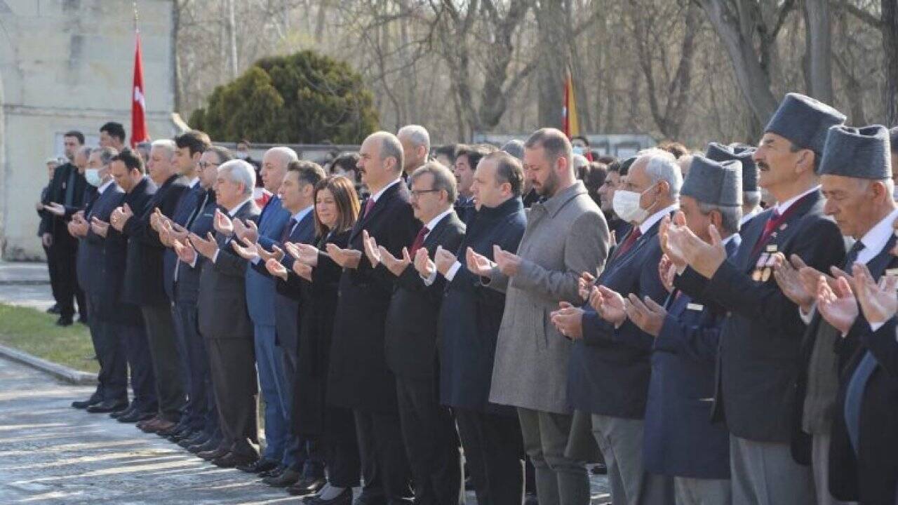 Edirne Balkan şehitlerini andı