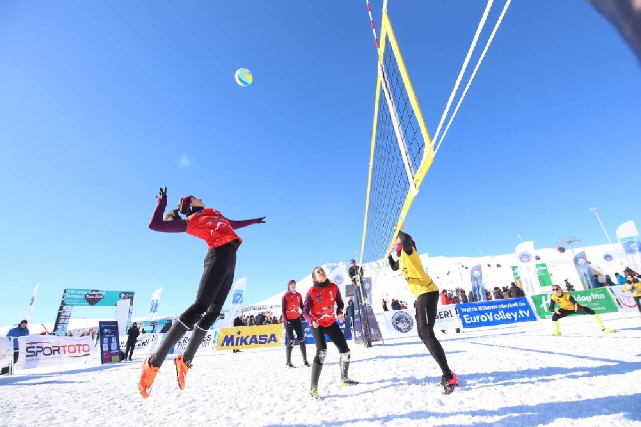 Erciyes, Kar Voleybolu Avrupa Turu'na 4'üncü kez ev sahipliği yapacak