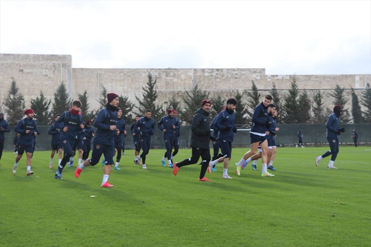 HATAY - Atakaş Hatayspor, Gaziantep FK maçının hazırlıklarını sürdürdü