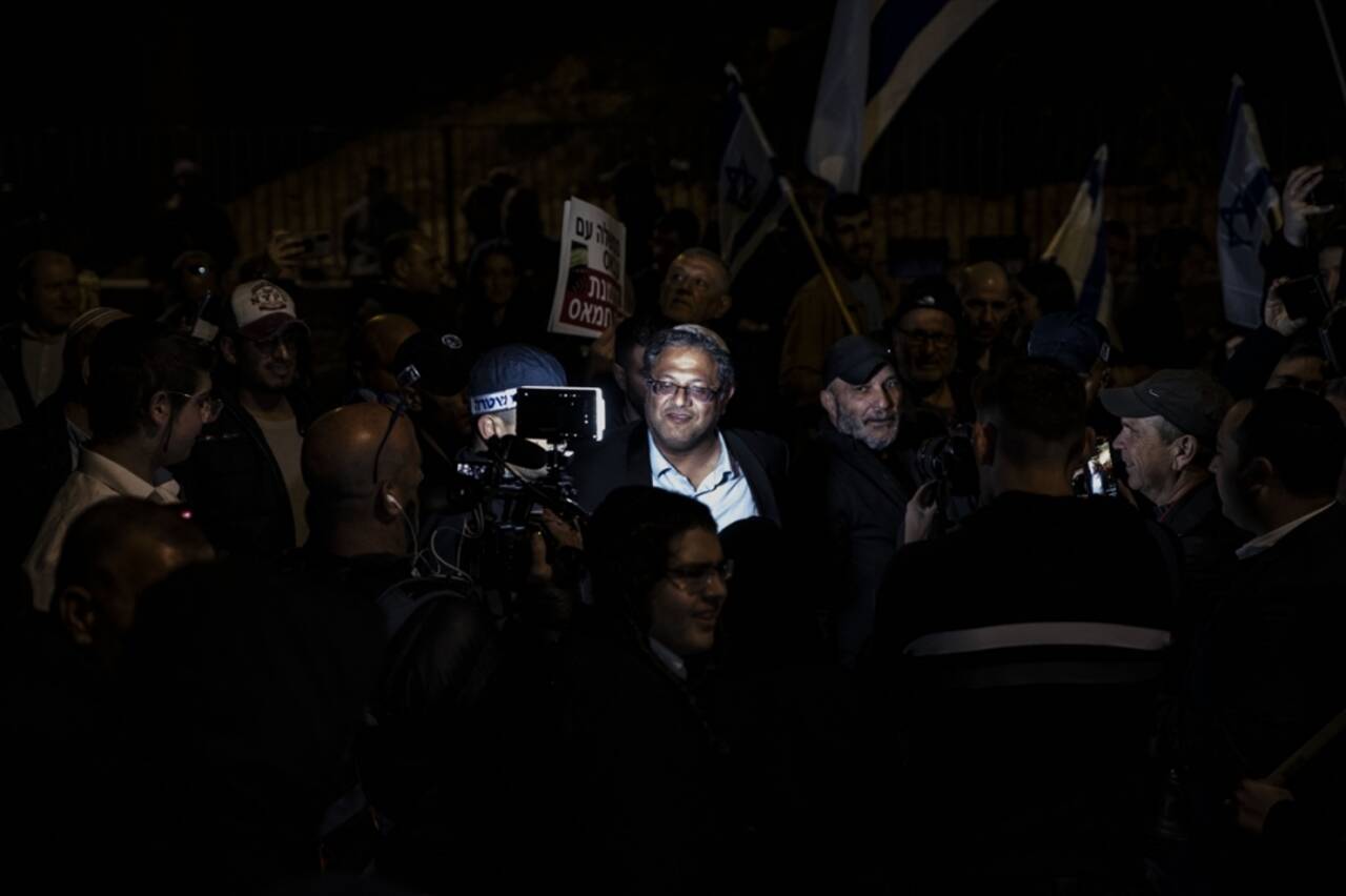 İşgal altındaki Doğu Kudüs'te Yahudi yerleşimcilerden Şeyh Cerrah protestosu