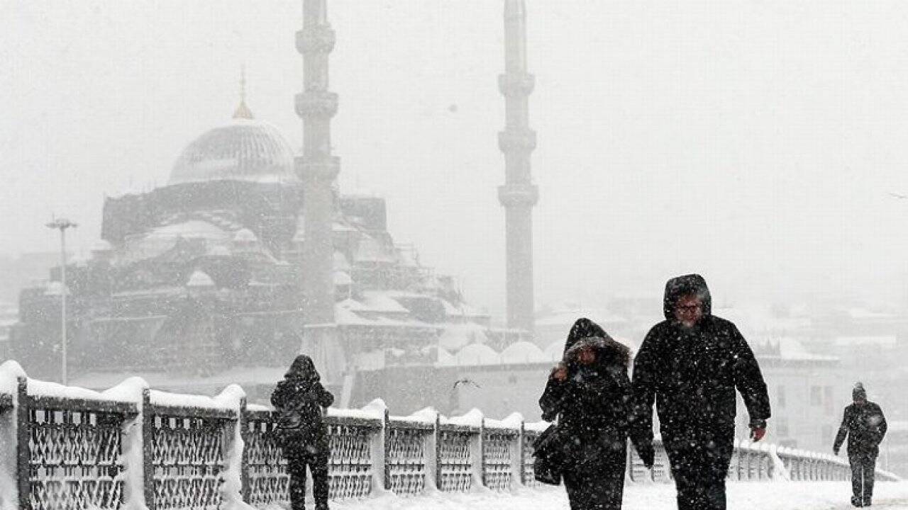 İstanbul için kar uyarısı 