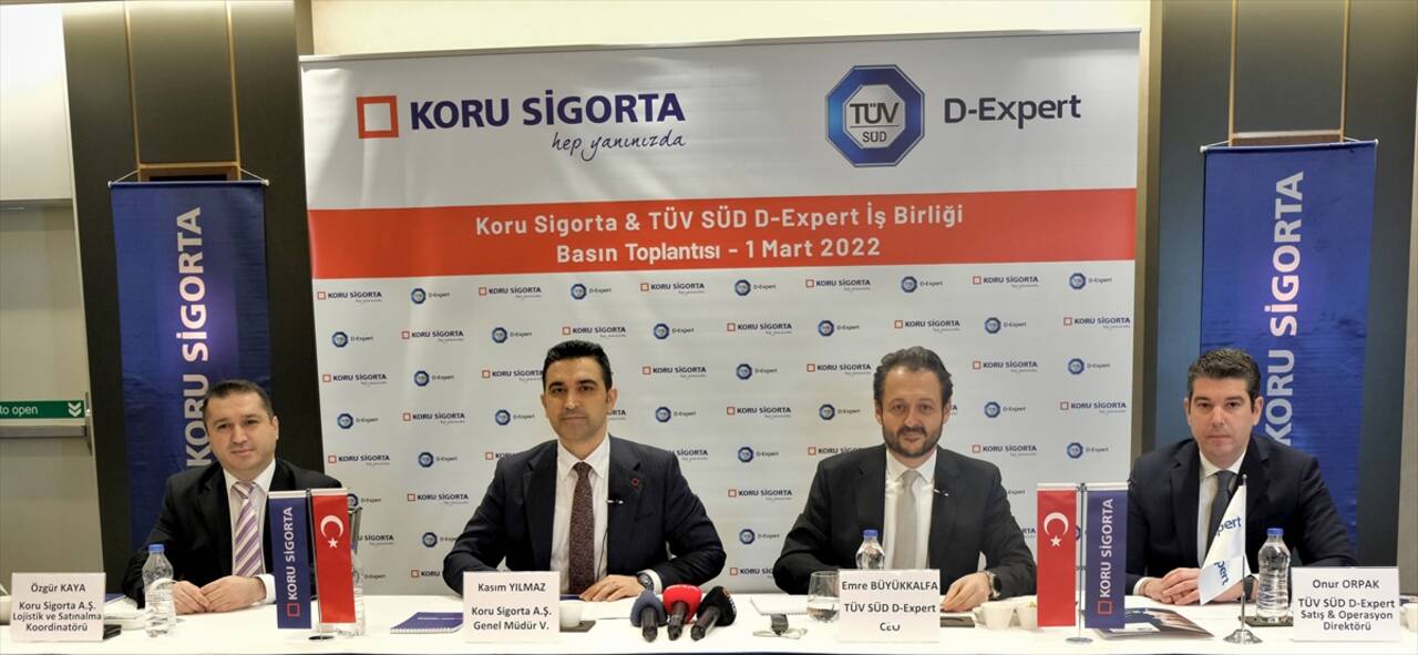 İSTANBUL - Koru Sigorta ve TÜV SÜD D-Expert'ten kasko sigortası iş birliği