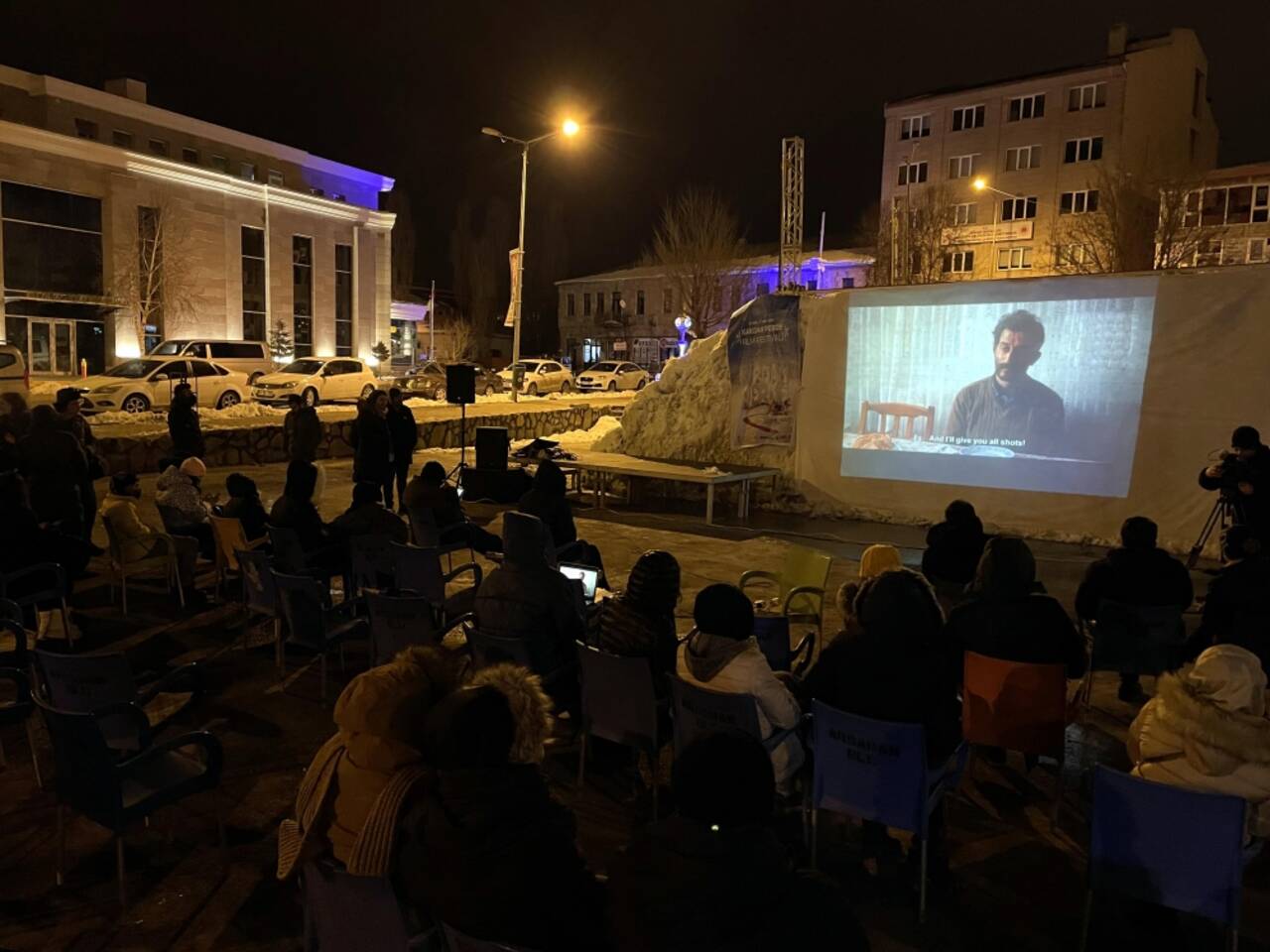 "Kar Kırmızı" filminin galası Kardan Perde Film Festivali'nde yapıldı