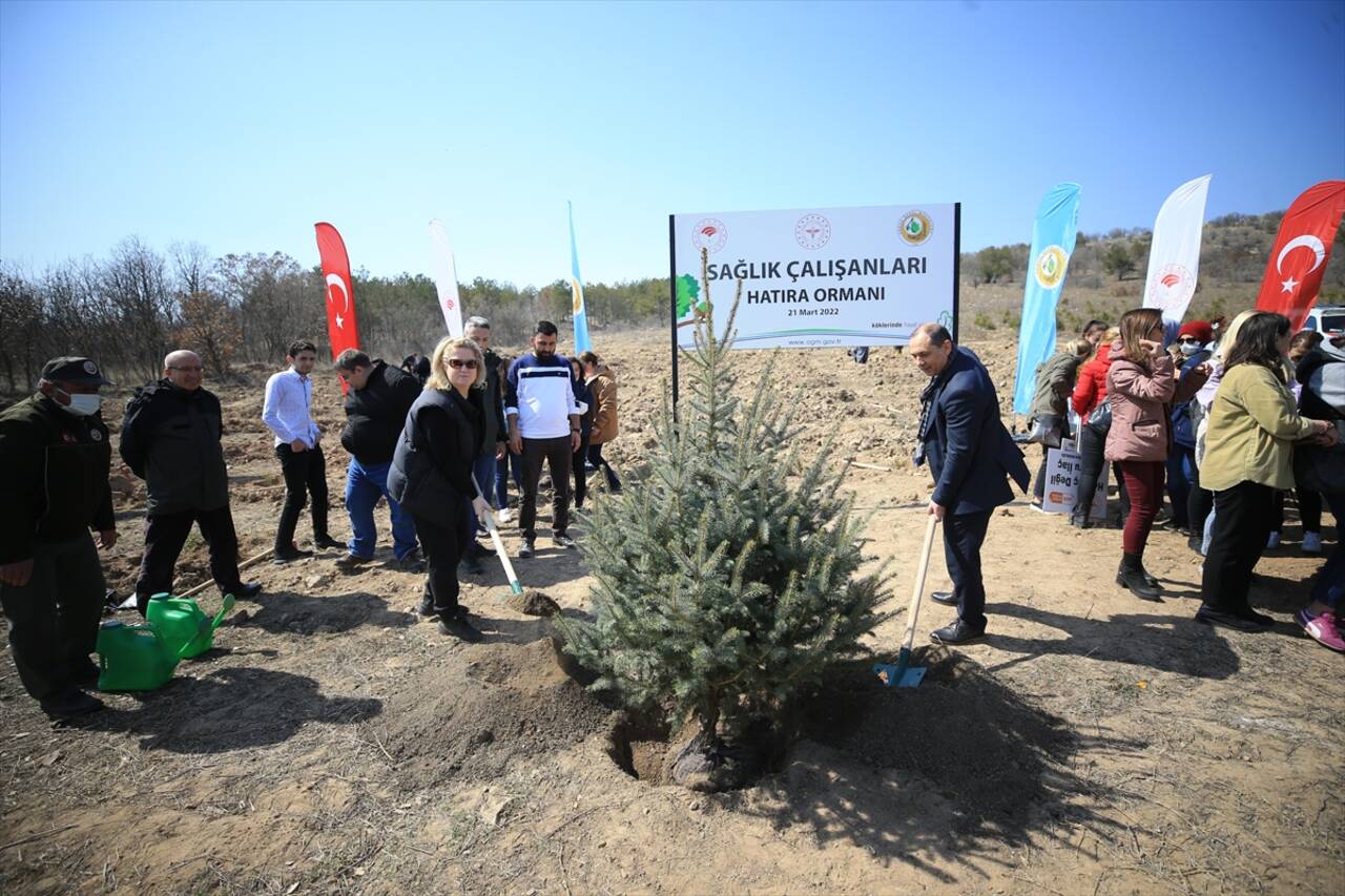 Kırklareli'nde salgında hayatını kaybeden sağlık çalışanları için hatıra ormanı