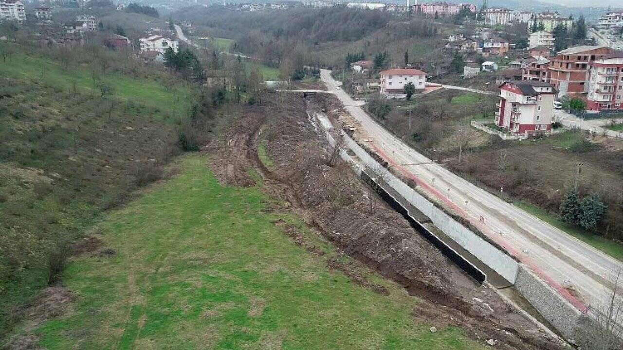 Kocaeli Başiskele Ahmet Yesevi Caddesi dört şeritli hale gelecek