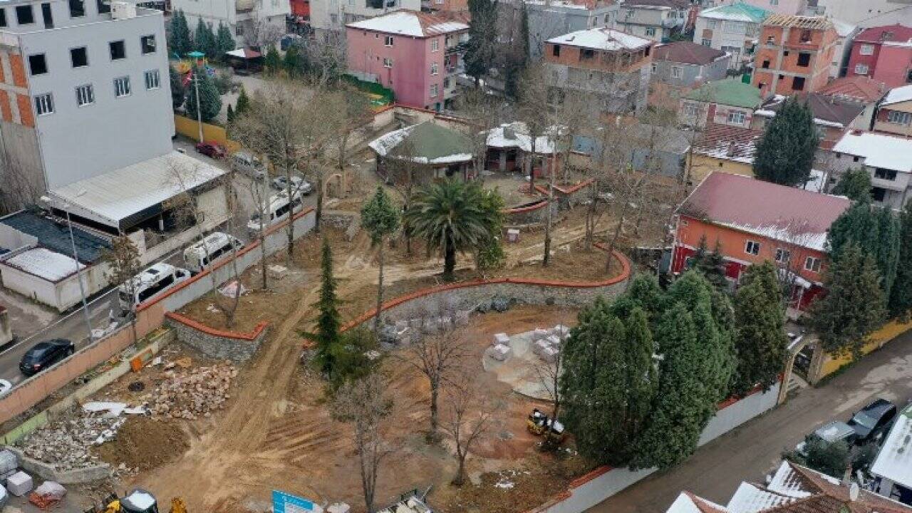 Kocaeli Dilovası Adnan Kahveci Parkı yenileniyor