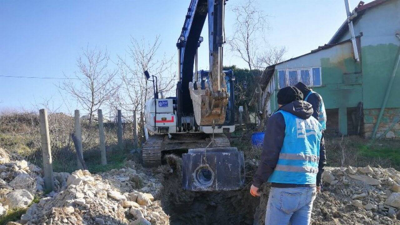 Kocaeli Gebze Duraklı Eleşli'ye  yeni atıksu hattı 