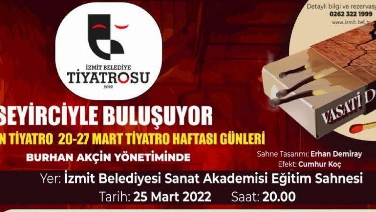 Kocaeli İzmit Belediye Tiyatrosu “Vasati Dört Kişi” oyunuyla perdelerini açıyor