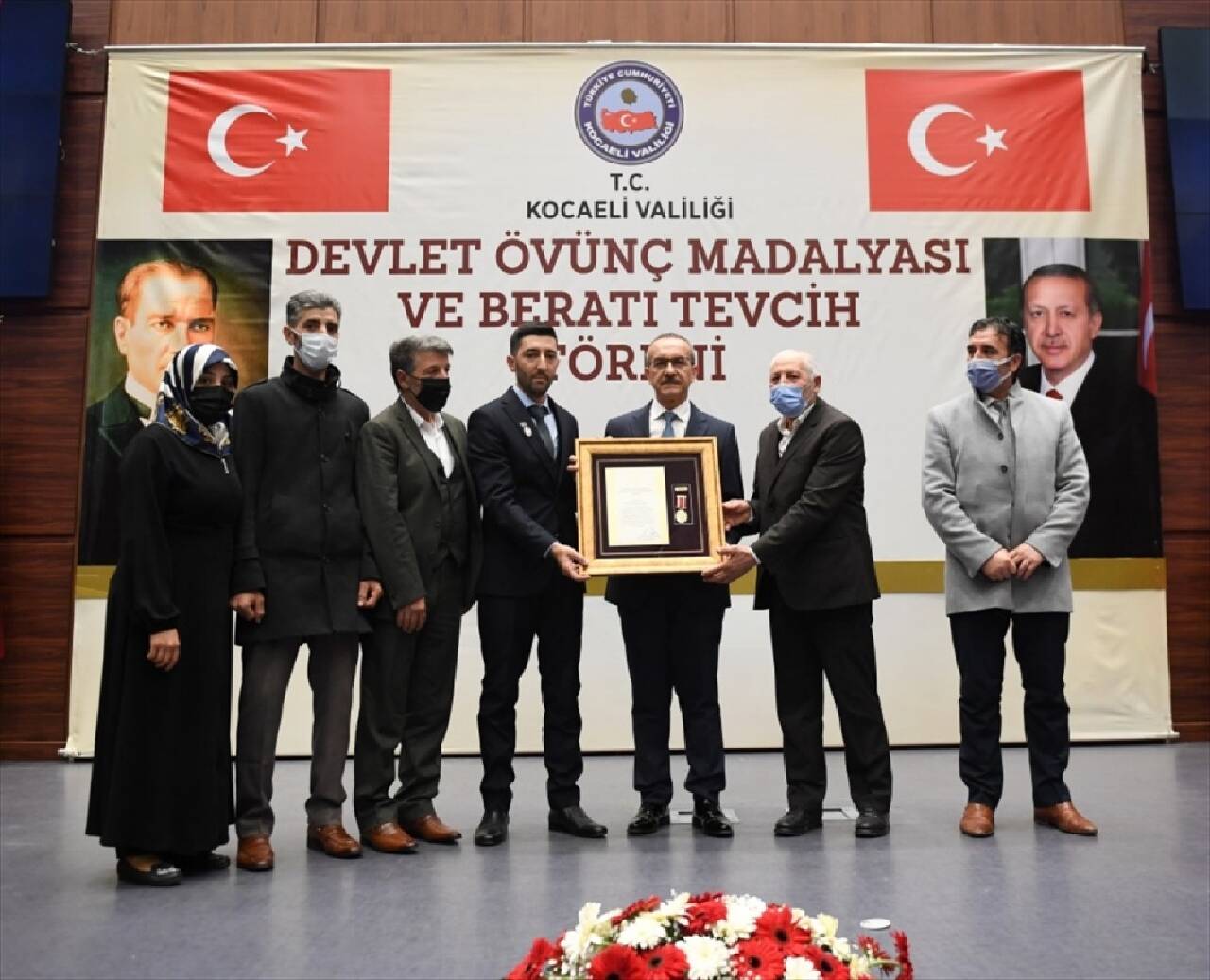 Kocaeli'de "Devlet Övünç Madalyası Tevcih Töreni" düzenlendi