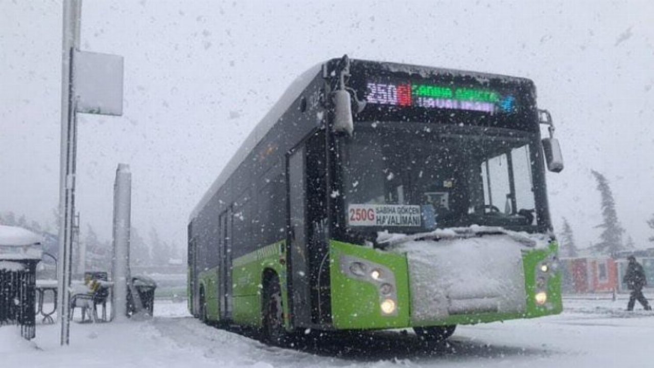 Kocaeli'de kar ulaşıma engel olamadı