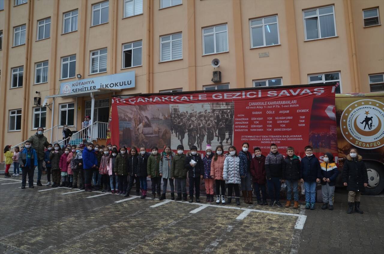 KÜTAHYA - Gezici "Önce Vatan 1915 Çanakkale Şehitleri Savaş Müzesi" Kütahya’da