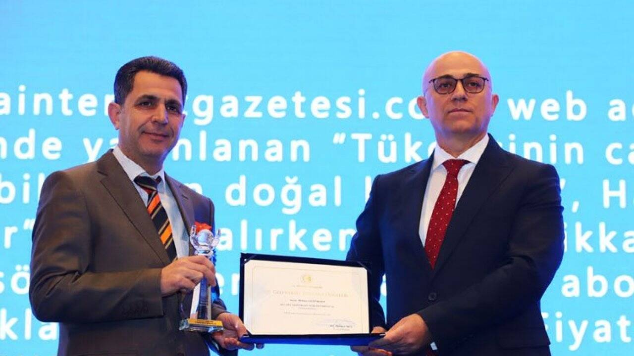 Mehmet Çetinkaya'ya 'geleneksel' üçüncü ödül