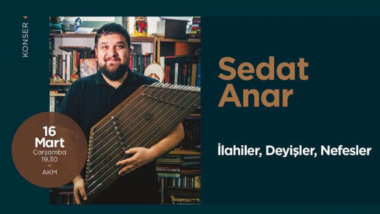 Sakarya'da kültür sanat etkinlikleri Sedat Anar konseriyle devam edecek