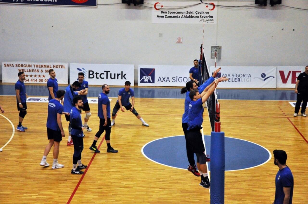 Sorgun Belediyespor, Halkbank maçına hazırlanıyor