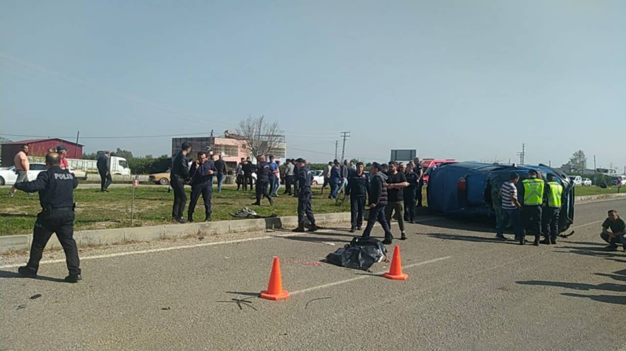 Adana'da askeri aracın kaza yapması sonucu 2 asker şehit oldu, 3 asker yaralandı