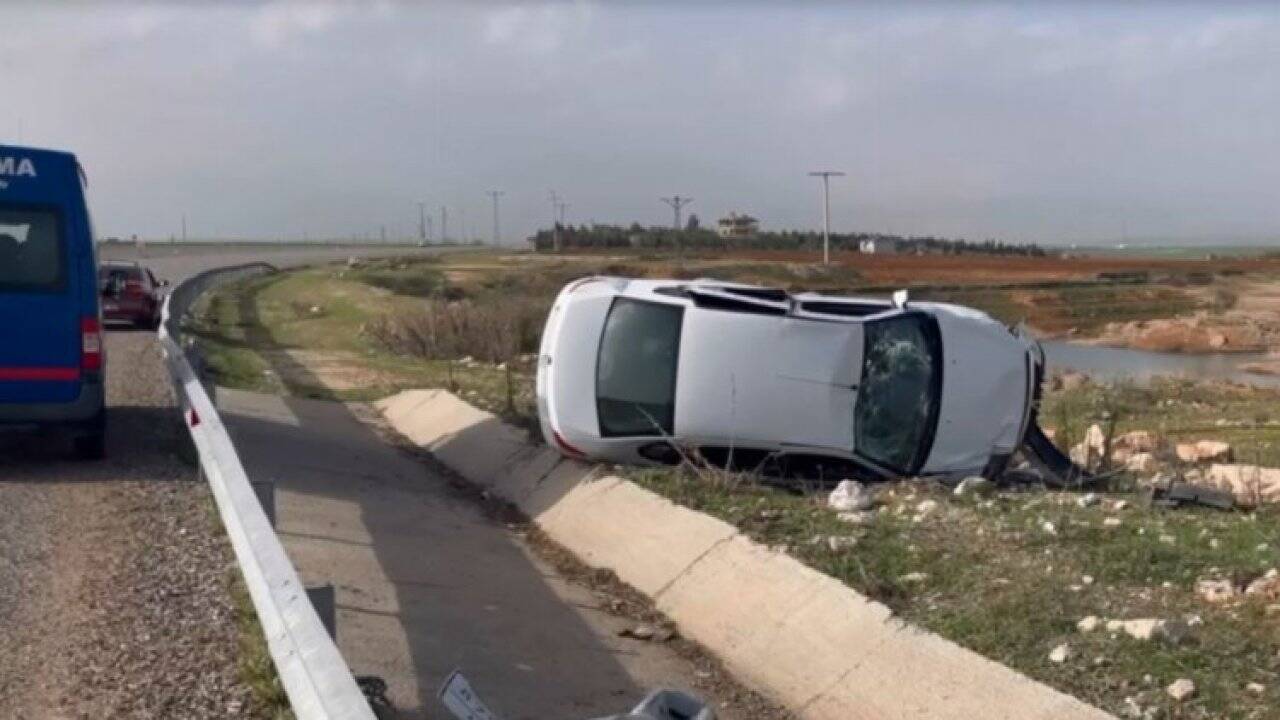 Adıyaman-Şanlıurfa karayolunda tek taraflı kaza