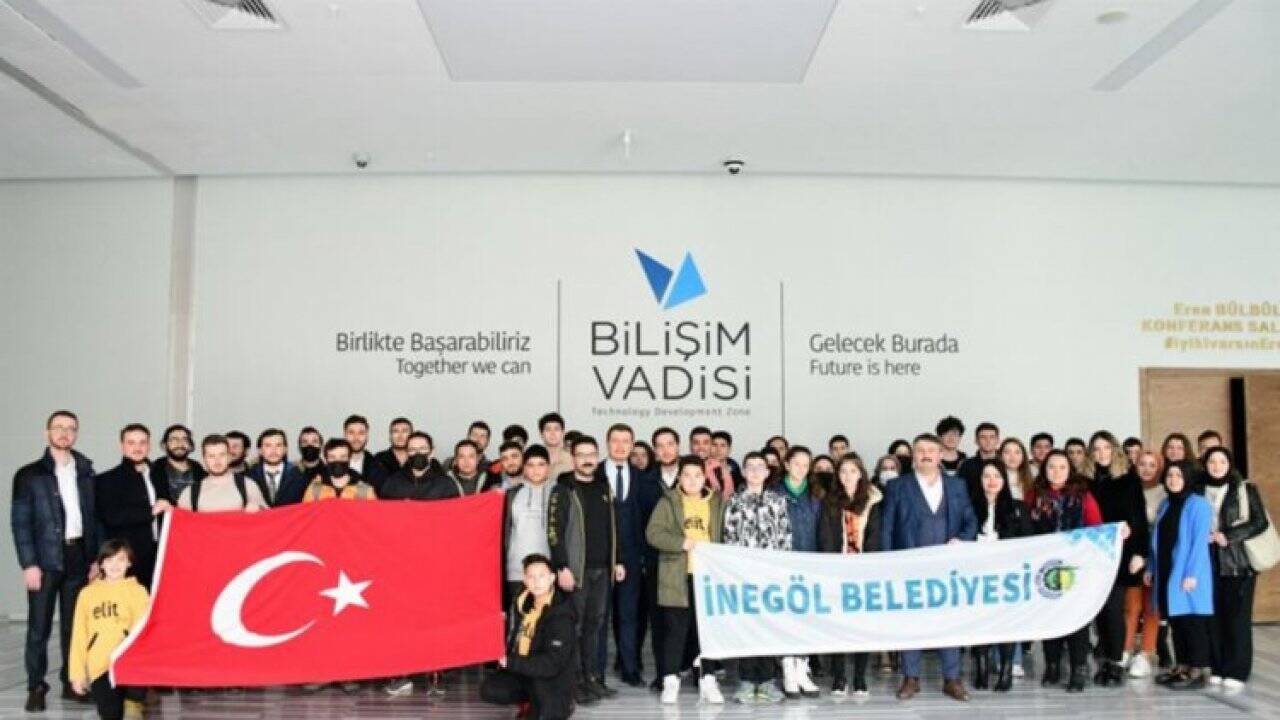 Bursa İnegöl Bilişim Vadisinde Baykoca projelerinin sunumu yapıldı