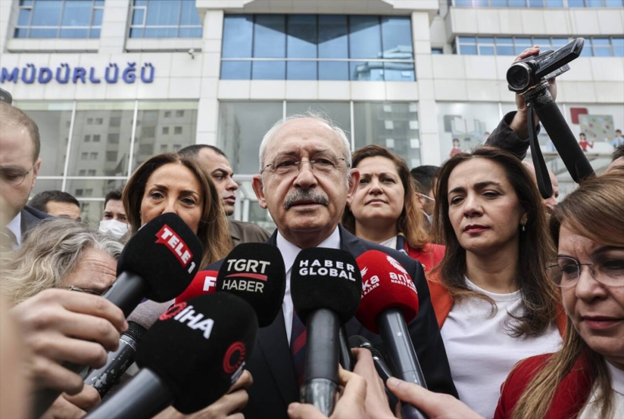 CHP Genel Başkanı Kılıçdaroğlu, Et ve Süt Kurumu önünde açıklama yaptı: