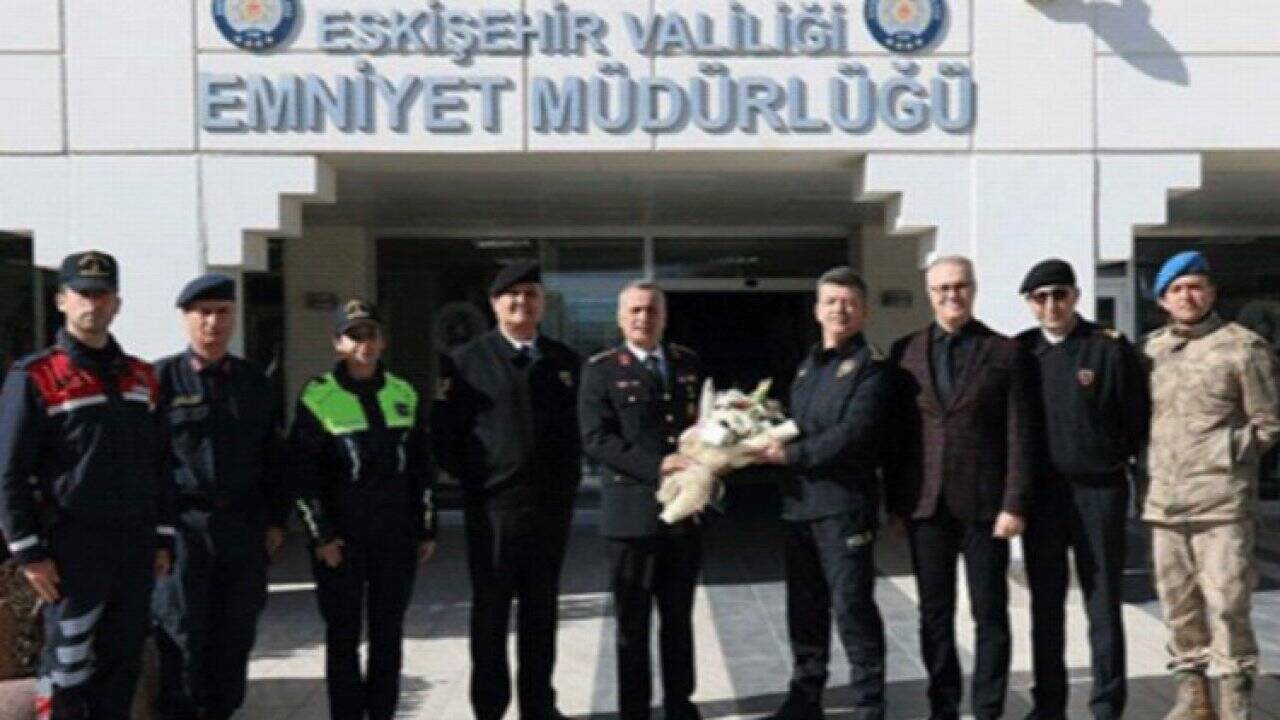 Eskişehir'de Jandarmadan Emniyet'e 177. yıl ziyareti