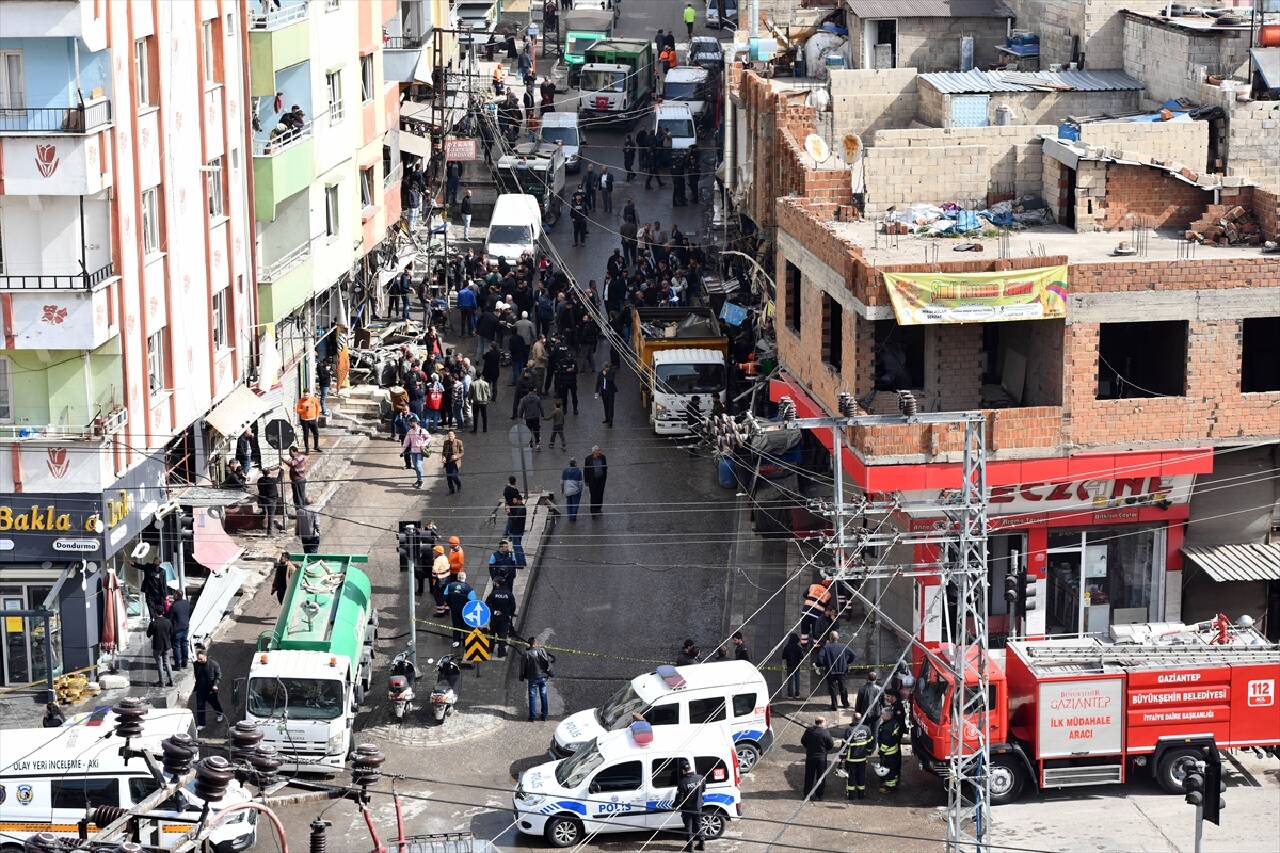 GAZİANTEP - İş yerindeki tüp patlaması büyük çapta hasara yol açtı (2)