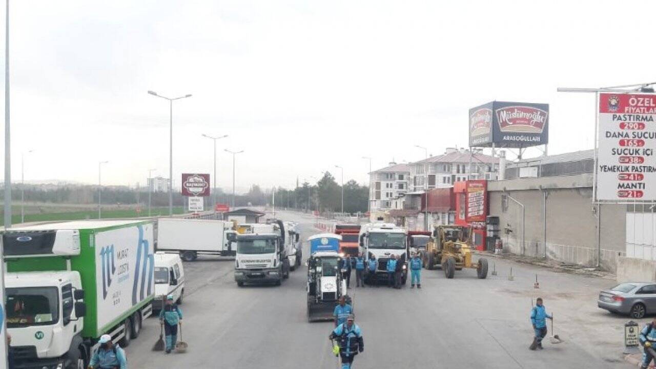 Kayseri Kocasinan'da bahar temizliği devam ediyor 